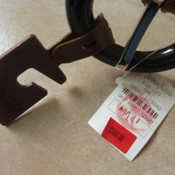 [[[MICHAEL KORS]]] Ladies' Python Belt, Brown (L) - Picture 6 of 8